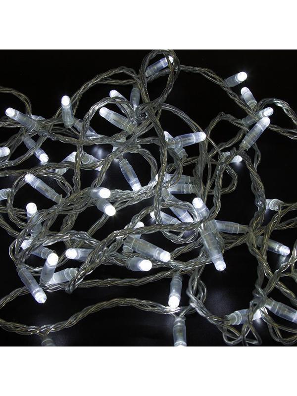Гирлянда 'Нить' 10 м 200LED  теплый белый с эффектом мерцания 305-296
