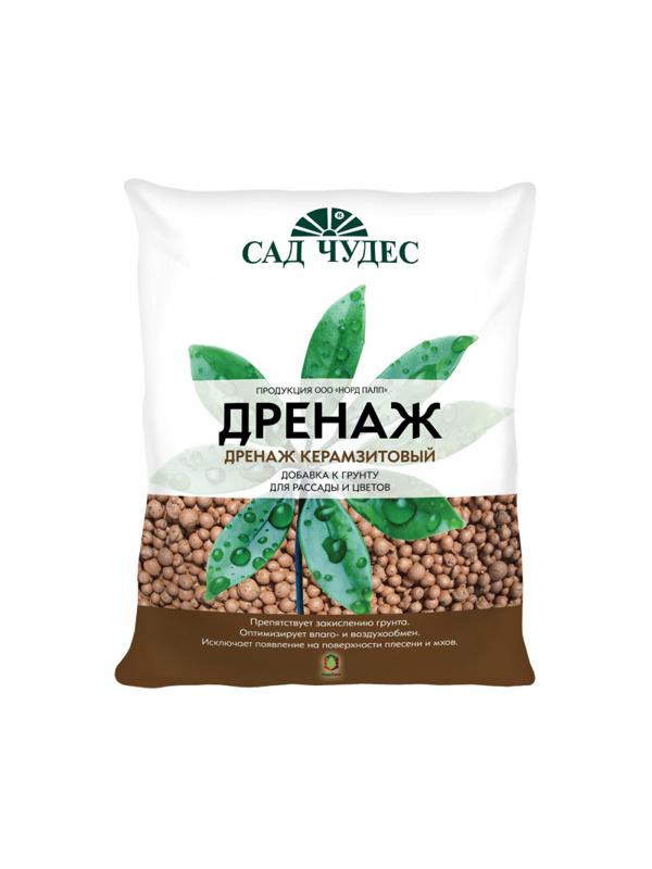 Дренаж керамзитовый (мелкий) фракция 4-10 мм. 2 л САД ЧУДЕС