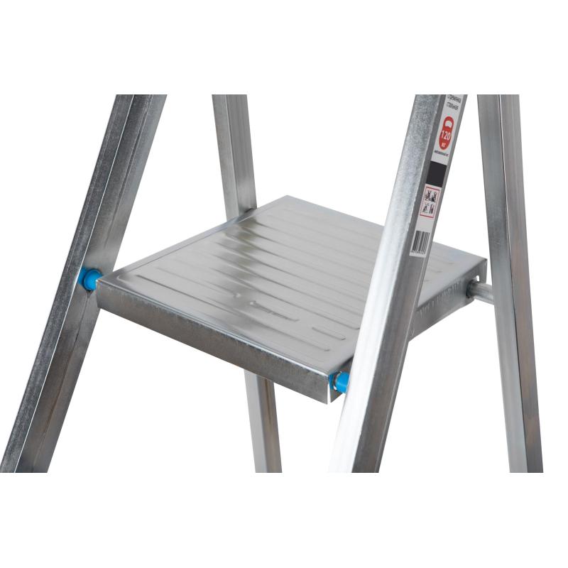 Стремянка стальная 6 ступеней Zalger (711-6)