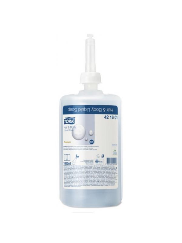 Картридж с жидким мылом Tork S1 Prem мыло-гель  1л, 420601