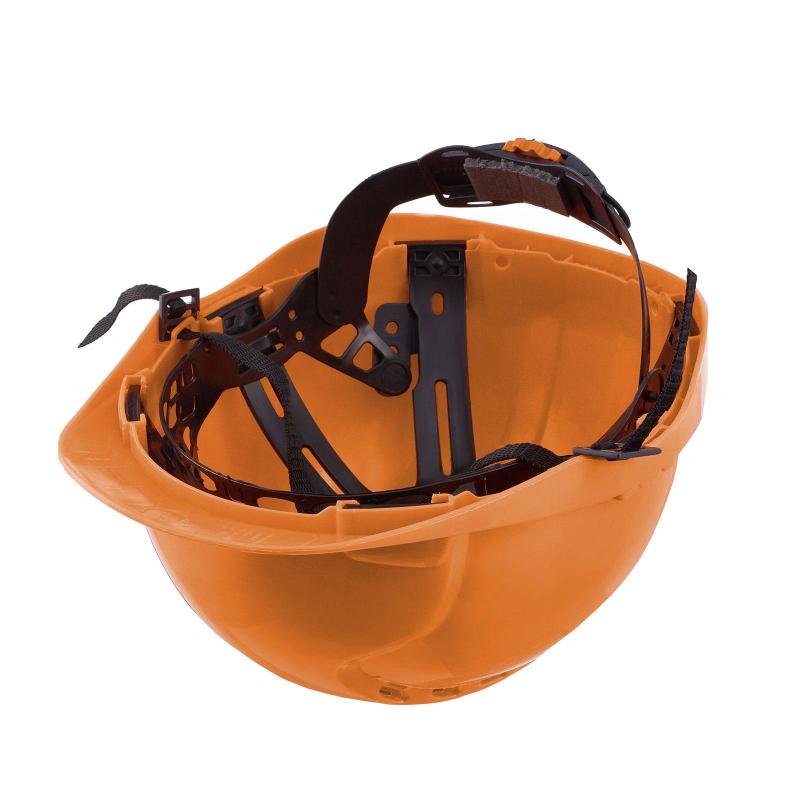 Каска Эталон оранжевая с храповиком