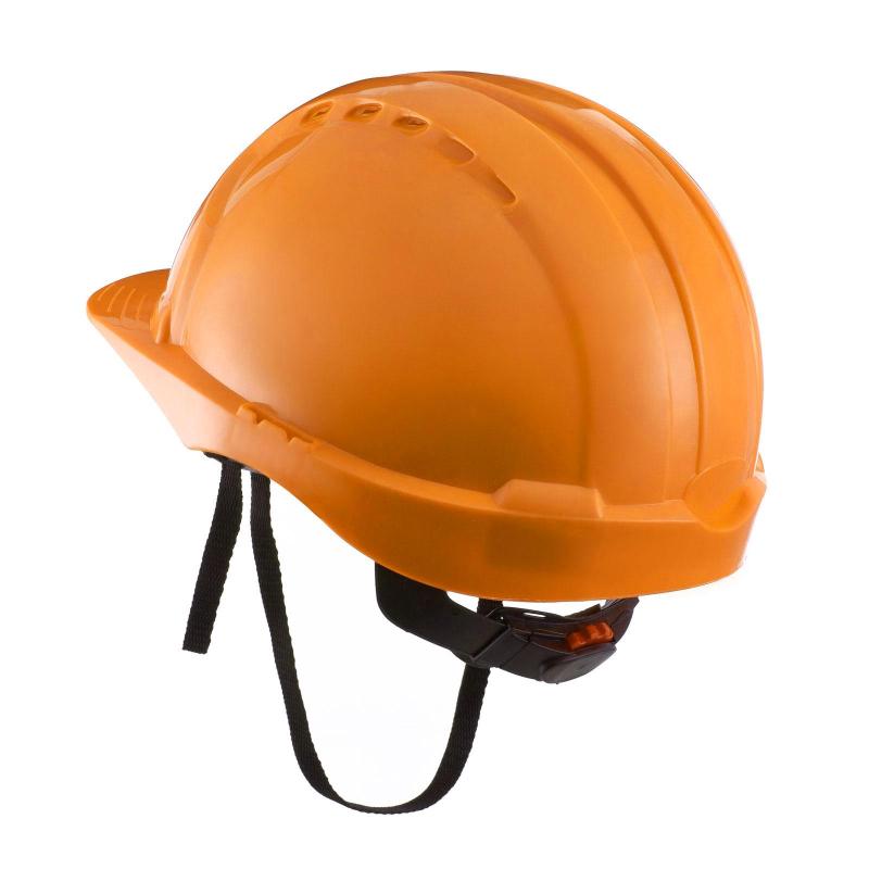 Каска Эталон оранжевая с храповиком