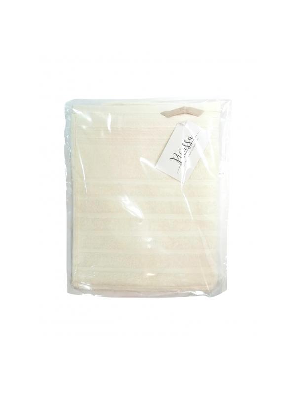 Полотенце махровое 70х130 Страйп молочный