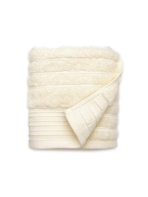 Полотенце махровое 50х90 Страйп молочный