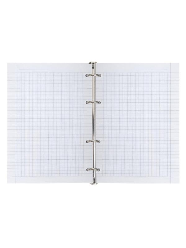 Тетрадь общая А5, 80л. клетка, кольца  155х212мм. Nature, прибой N1551