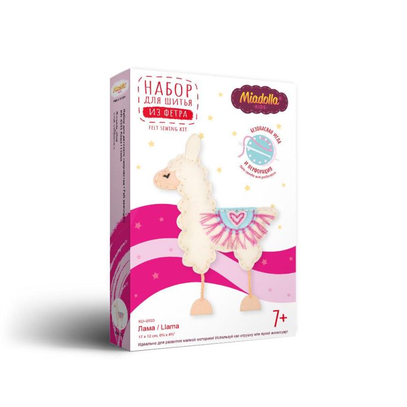 Набор для шитья игрушки Miadolla Лама,KD-0333