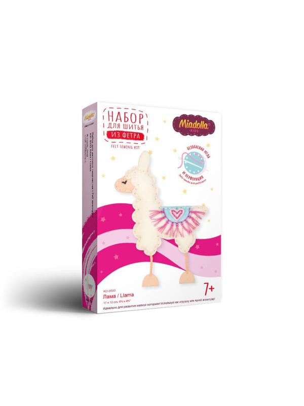Набор для шитья игрушки Miadolla Лама,KD-0333
