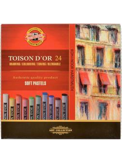 Пастель сухая художественная TOISON D`OR SOFT 8514, 24цв, 8514024005KSRU(Д)