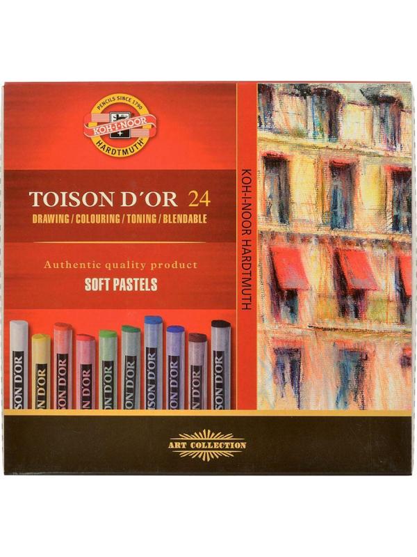 Пастель сухая художественная TOISON D`OR SOFT 8514, 24цв, 8514024005KSRU(Д)