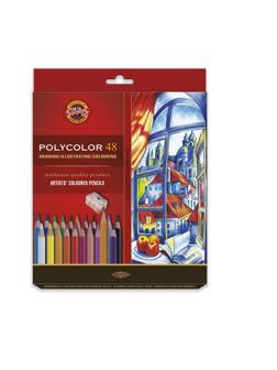 Карандаши цветные художественные POLYCOLOR 3836, 48цв, 3836048007KZ(Д)