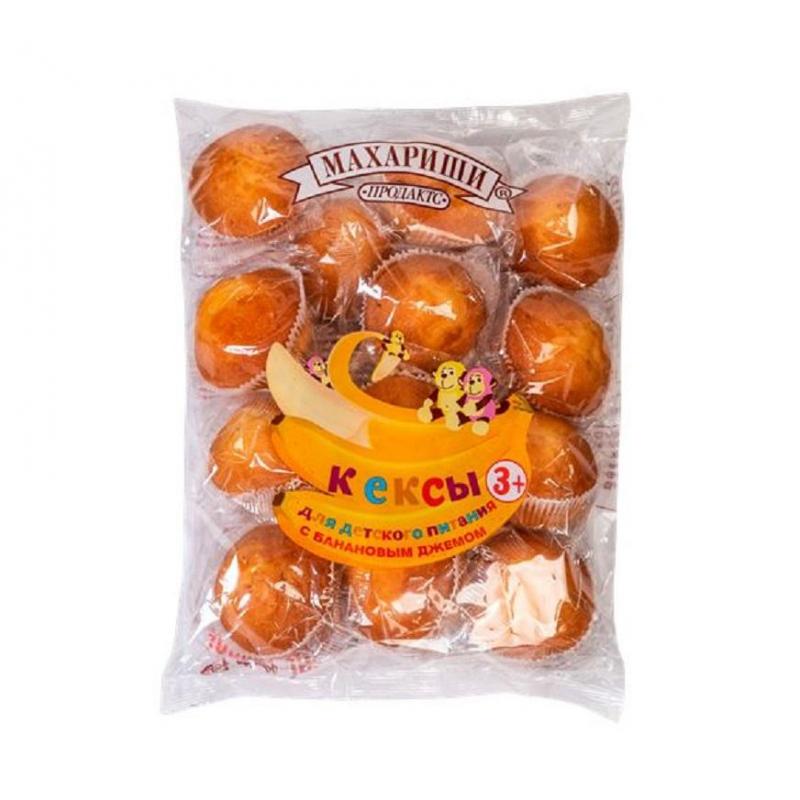 Кекс Махариши для детского питания с банановым джемом, 500г