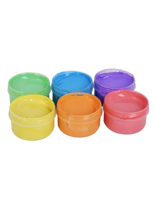 Краски пальчиковые 6 цв. 60 мл Каляка-Маляка для малышей, 1+, ПКMКМ06