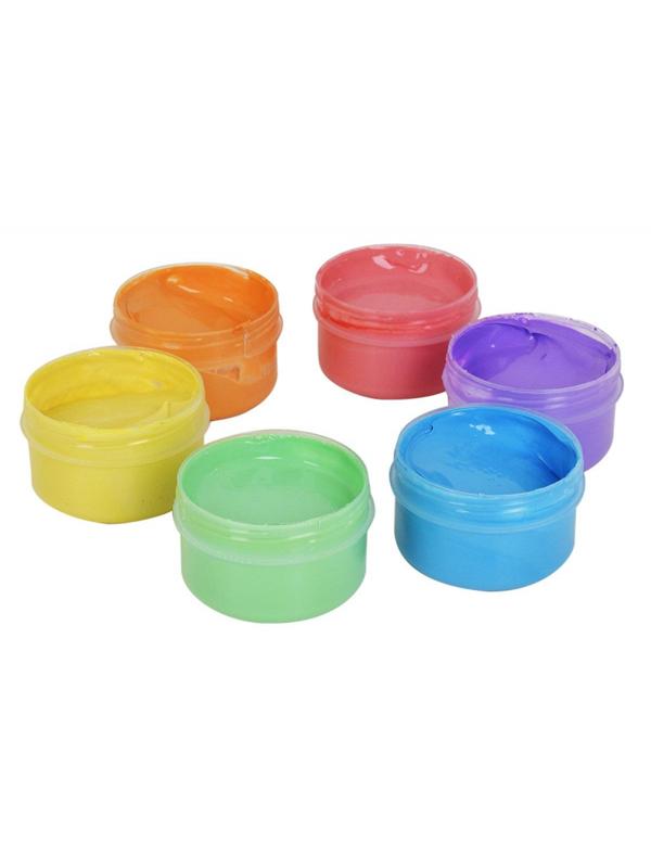 Краски пальчиковые 6 цв. 60 мл Каляка-Маляка для малышей, 1+, ПКMКМ06