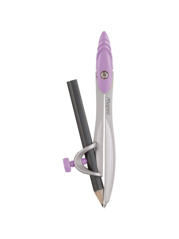 Циркуль Maped STUDY COLLECTOR, цинк. сплав, пласт. уп., пастельн., ассорти