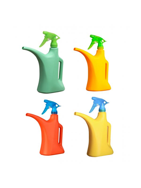 Лейка 1 л, с распылителем, цвет МИКС,546175