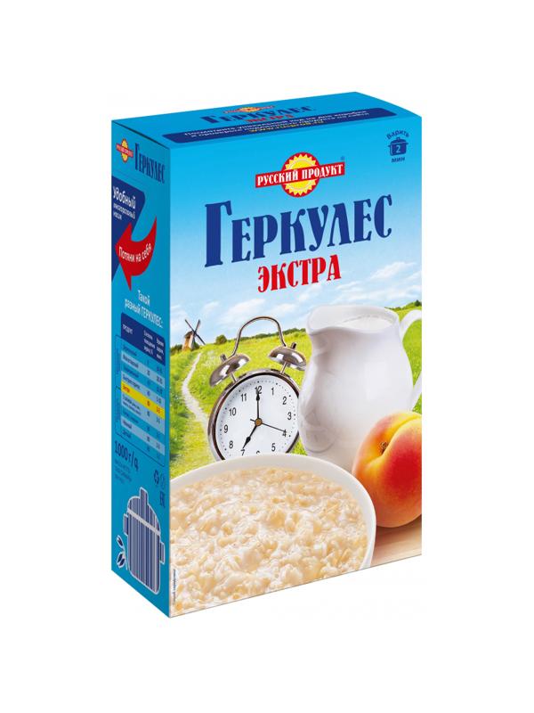 Геркулес Русский продукт Экстра быстрого приготовления,овсяные хлопья, 1кг