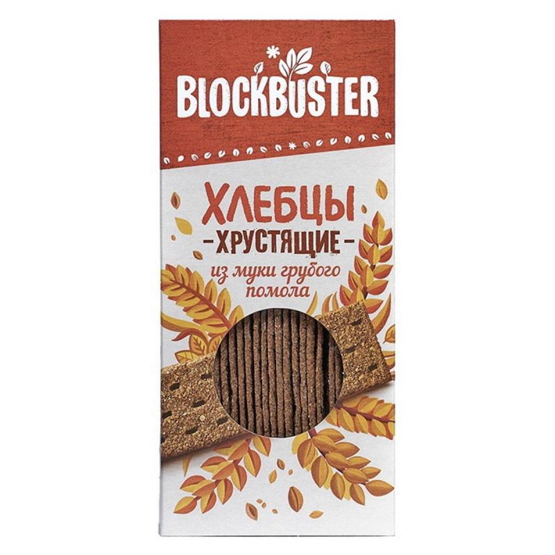 Хлебцы Blockbuster хрустящие из муки грубого помола, 130г