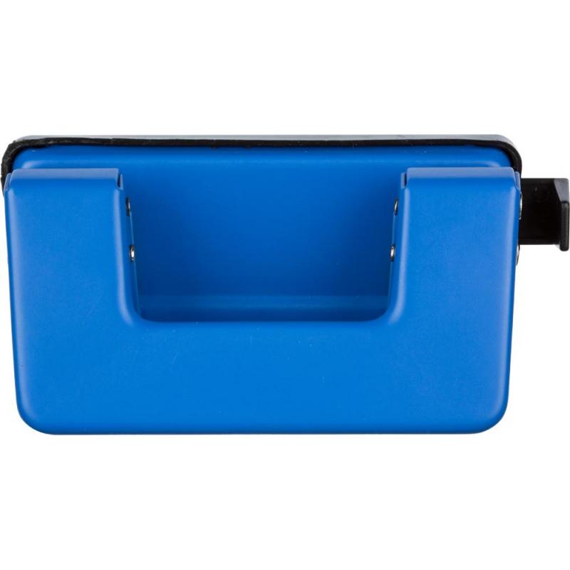 Дырокол Attache Economy, до 10 лис, с линейк, металлич,  син