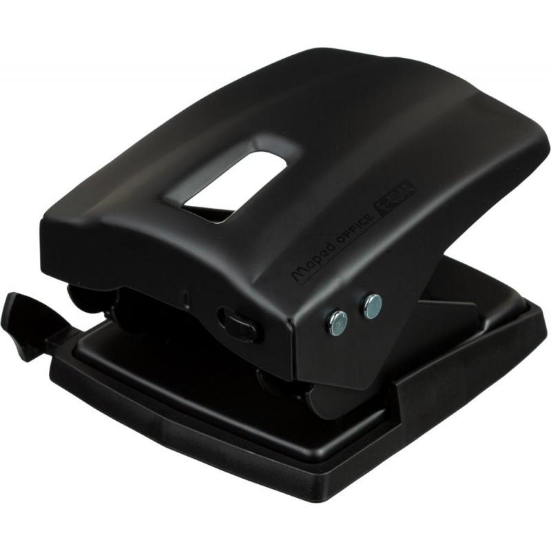 Дырокол Maped ESSENTIALS METAL до 40-45 лис, металл,матовый черный,404411