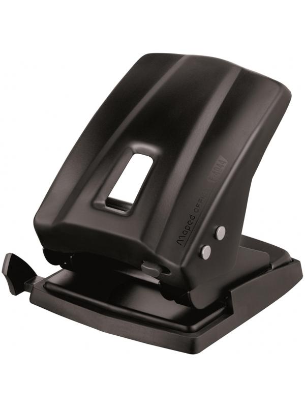 Дырокол Maped ESSENTIALS METAL до 40-45 лис, металл,матовый черный,404411