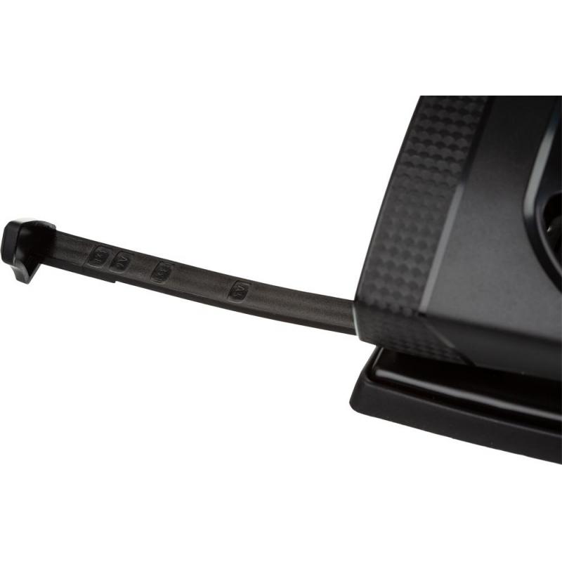 Дырокол Maped GREENLOGIC до 20-25 листов,линейка,пластик,черный,452511