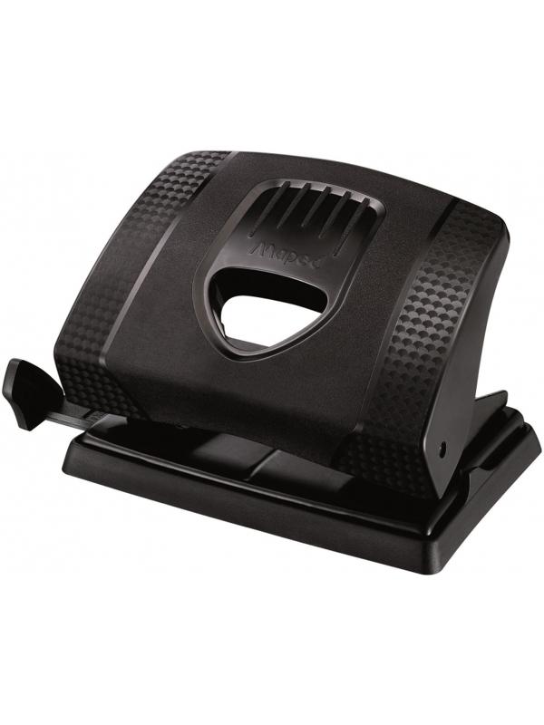 Дырокол Maped GREENLOGIC до 20-25 листов,линейка,пластик,черный,452511