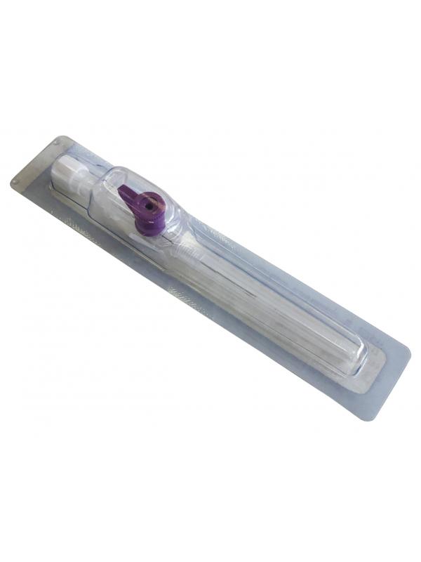 Катетер периферический с доп.портом 26G Beromed 50шт/уп