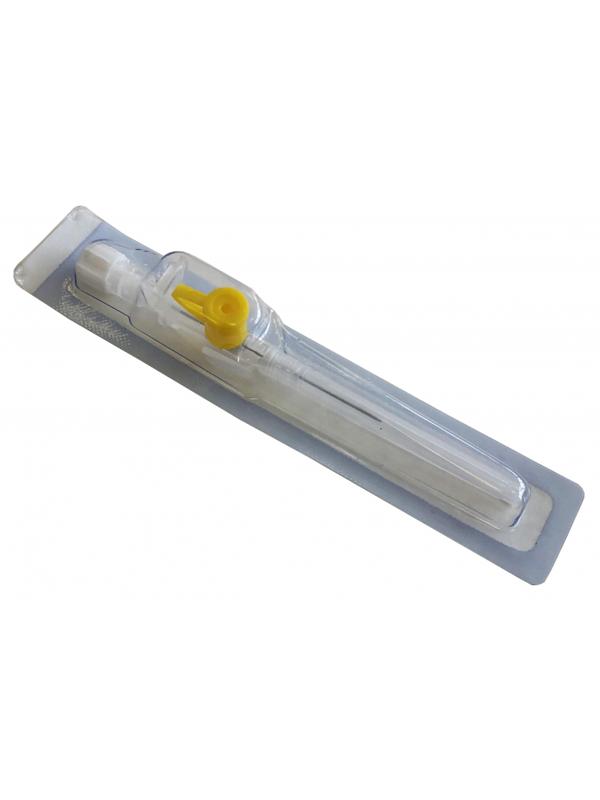 Катетер периферический с доп.портом 24G Beromed 50шт/уп