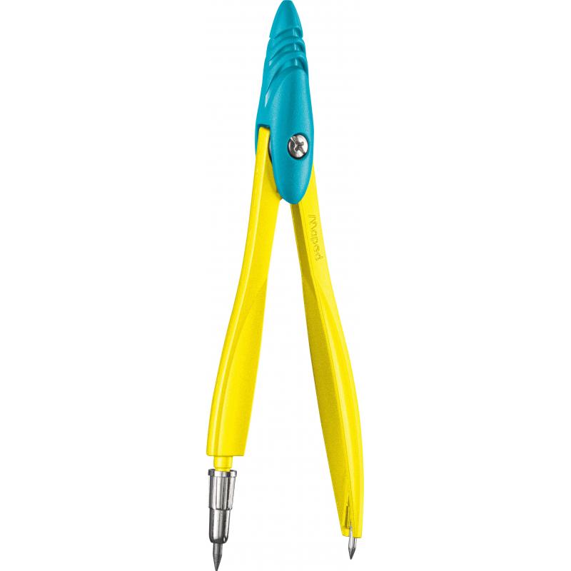 Циркуль Maped STUDY POP 120мм,металл,грифель в компл,пласт.пенал,асс,194500