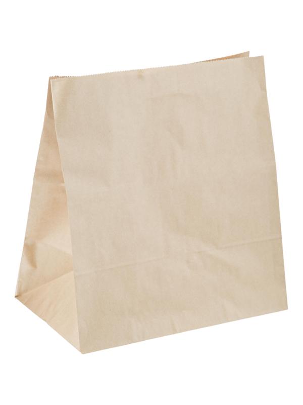 Пакет бумажный 320х200х340 мм, 70 гр/м2, крафт, прямоуг.дно 500 шт/уп