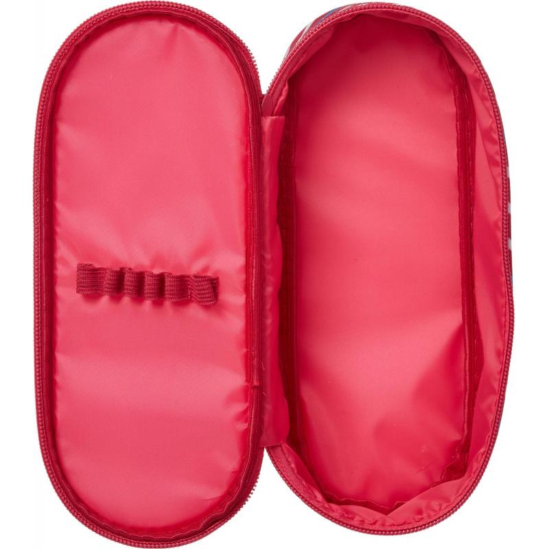 Пенал №1School Звезды  ткань, резинки на клапане, 210x85x50 мм, ПМК23-20