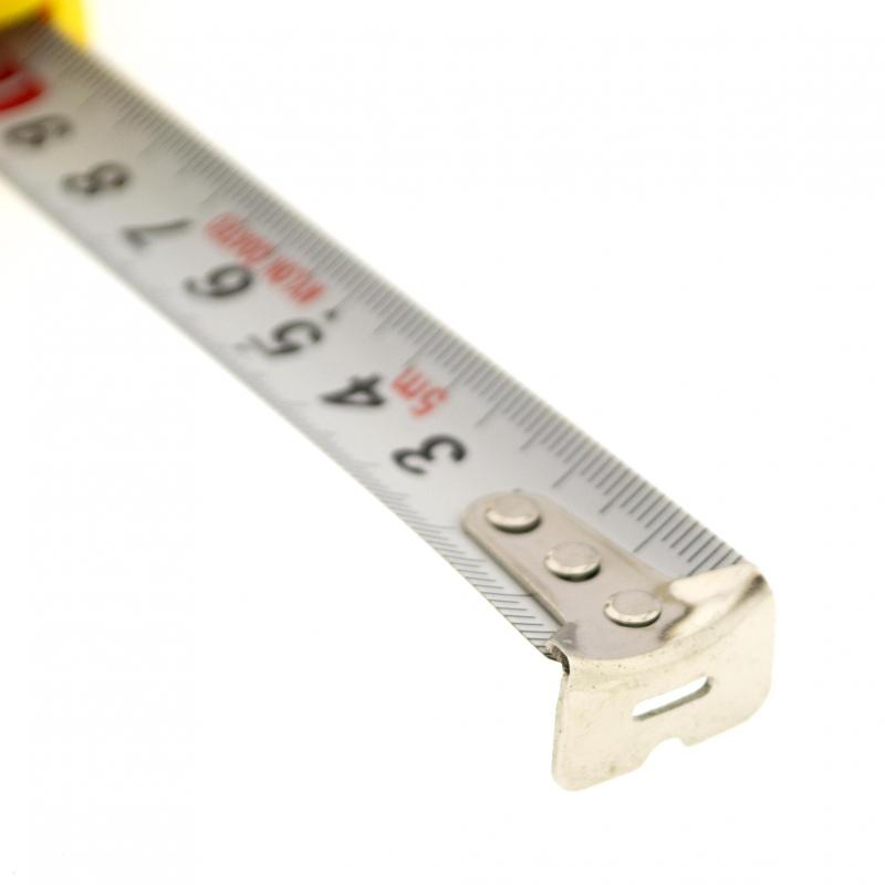 Рулетка обрезин.,серияСпринт, автостоп, нейлон,8мх25мм,ЧЕГЛОК (14-01-480)