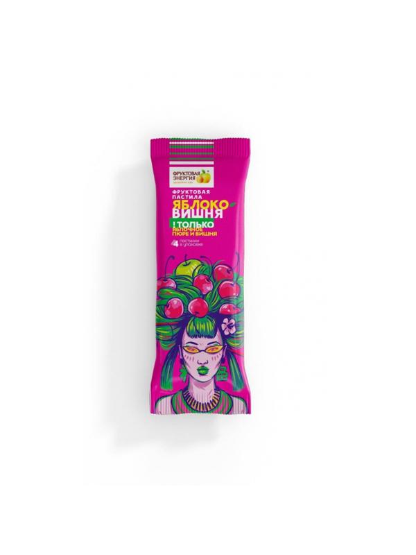 Пастила Фрутилад Фруктовая яблочная с вишней, 30гx12шт/уп
