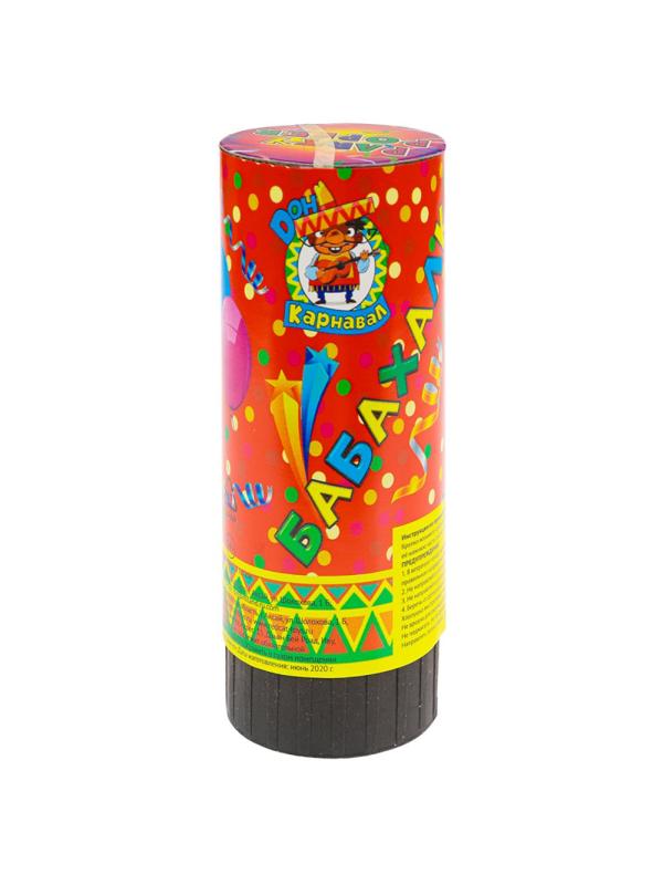 Пневмохлопушка Бабахалка. Круглое конфети (бумажное) 12 см. Х-1451