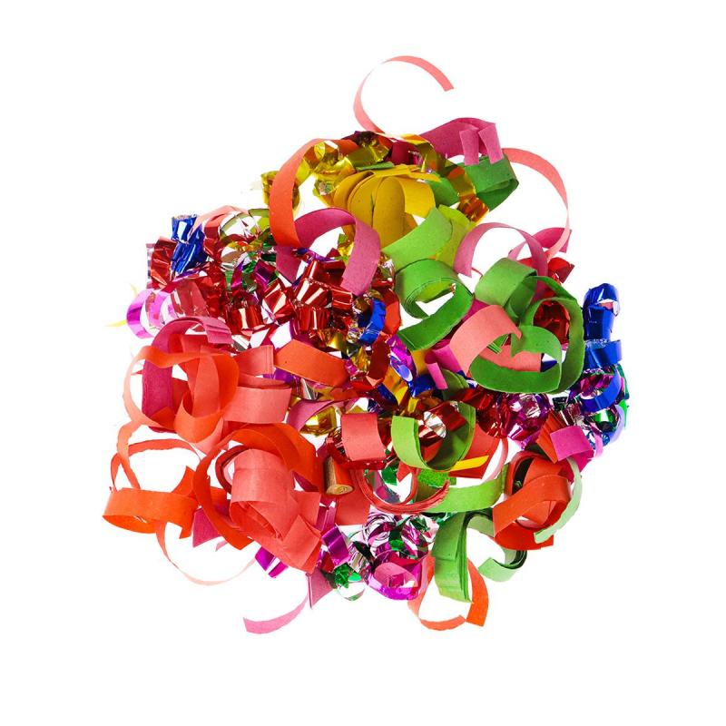 Пневмохлопушка Бабахалка. Ассорти и серпантин (фольгированные) 30 см Х-1472