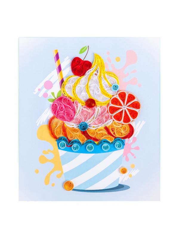 Набор для творчества  Квиллинг. Панно Десерт Квл-030