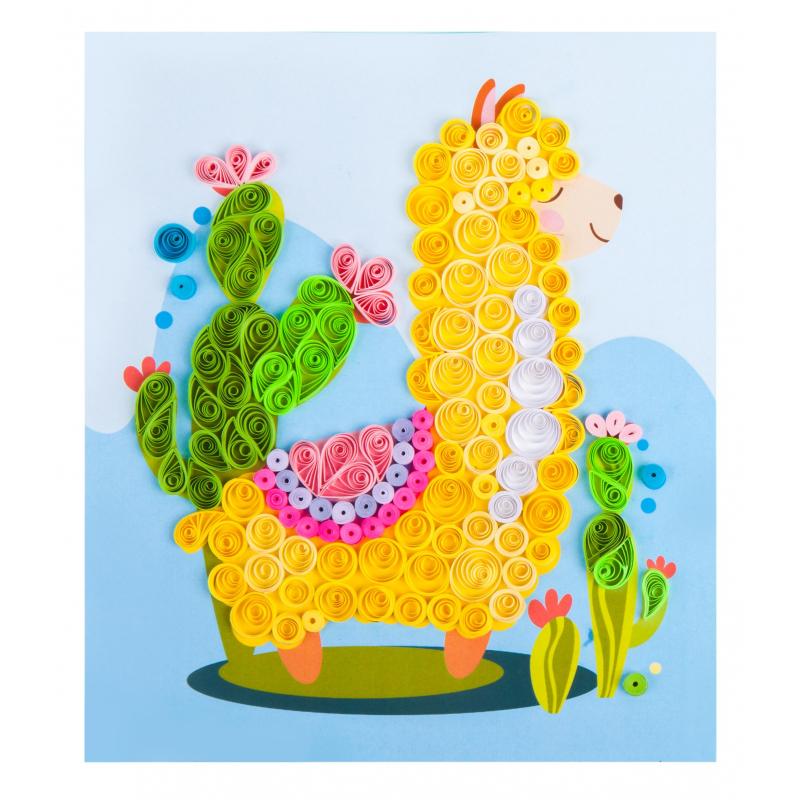 Набор для творчества  Квиллинг. Панно Лама Квл-031