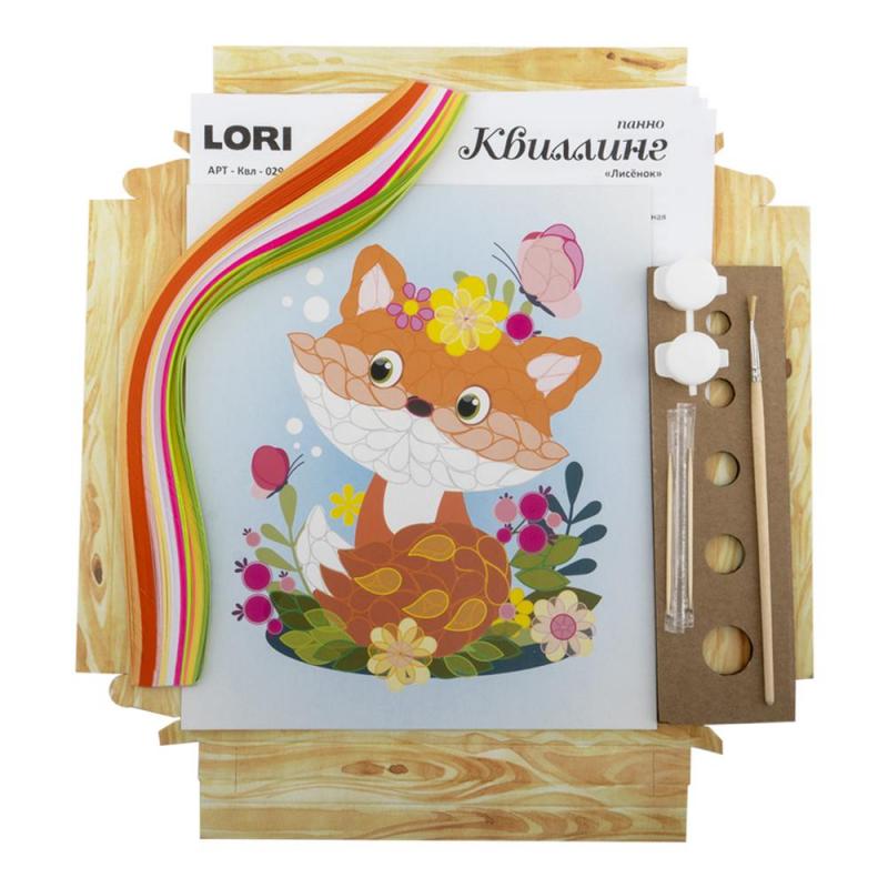 Набор для творчества  Квиллинг. Панно Лисенок Квл-029