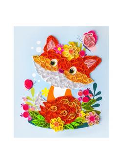 Набор для творчества  Квиллинг. Панно Лисенок Квл-029