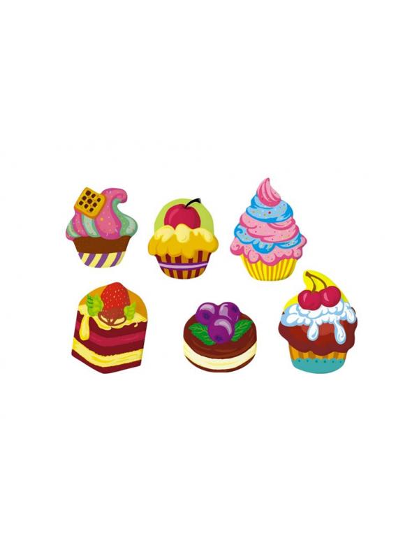 Набор для творчества  Фигурки на магнитах Пирожные М-063