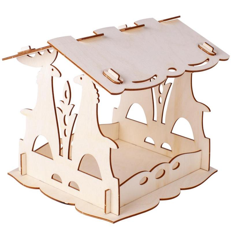 Конструктор из дерева.Кормушка для птиц Лесная сказка Фн-016