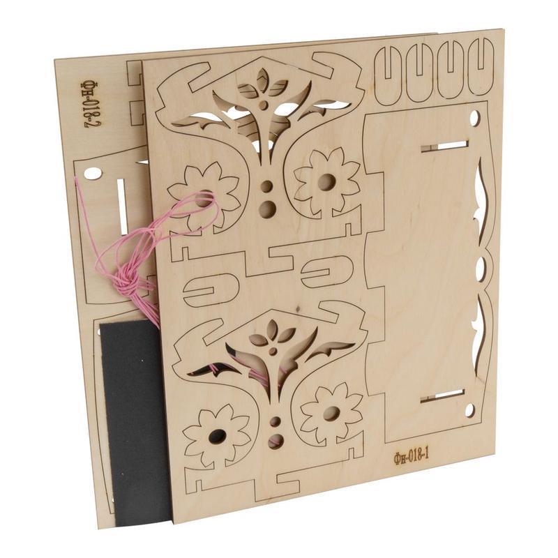 Конструктор из дерева.Кормушка для птиц Цветочная полянка Фн-018