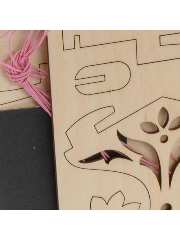 Конструктор из дерева.Кормушка для птиц Цветочная полянка Фн-018