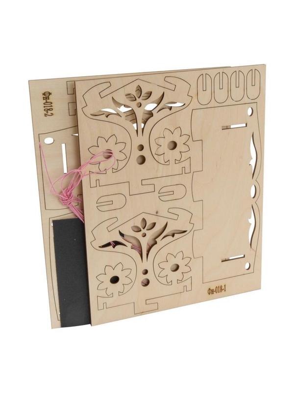 Конструктор из дерева.Кормушка для птиц Цветочная полянка Фн-018