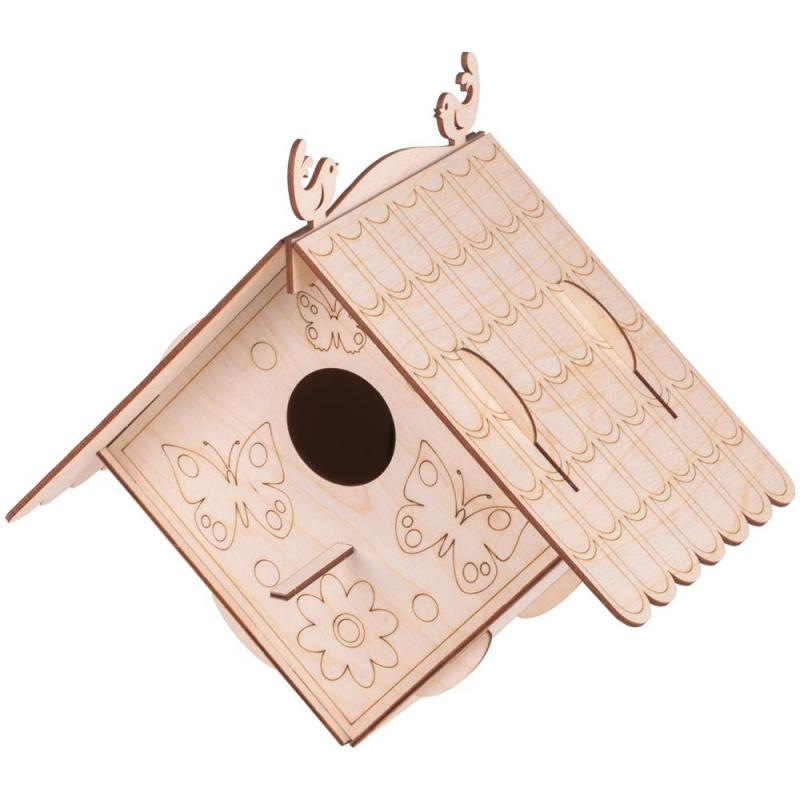 Конструктор из дерева.Скворечник Уютный домик Фн-023