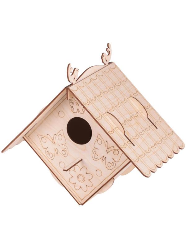 Конструктор из дерева.Скворечник Уютный домик Фн-023