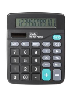 Калькулятор настольный ПОЛНОРАЗ-Й Attache ATC-555-12F12раз.дв.пит.180x145мм