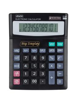 Калькулятор настольный ПОЛНОРАЗ-Й Attache ATC-444-12F12раз.дв.пит,192x148мм