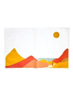 Обложка для тетради  345х213мм 1 шт. ПВХ 150мкм. Golden sun девочка N2292