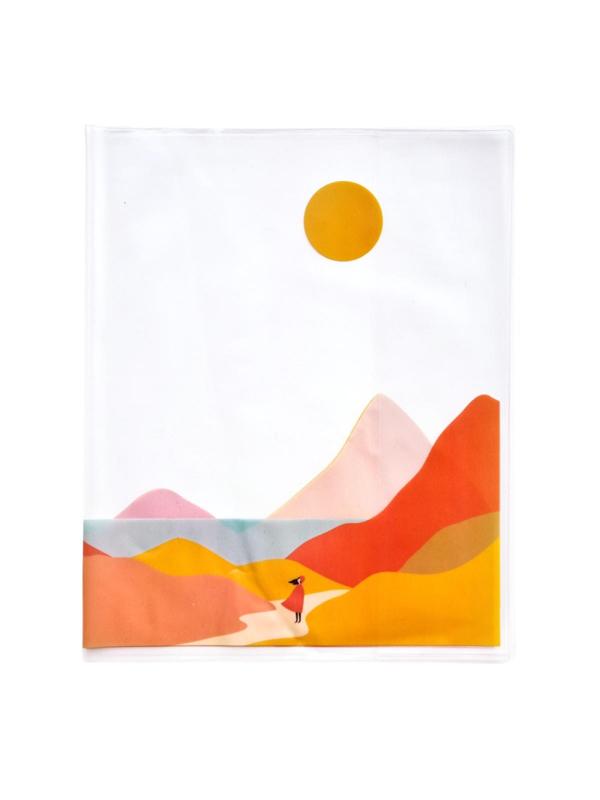 Обложка для тетради  345х213мм 1 шт. ПВХ 150мкм. Golden sun девочка N2292